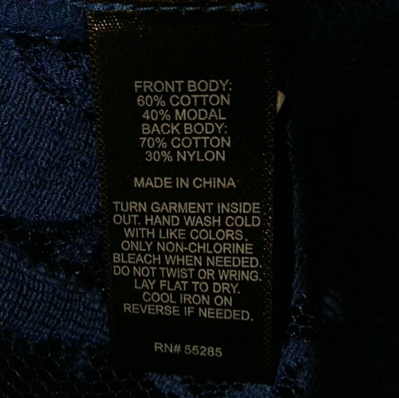 Express | blue sequin/lace tank size M - Picture 5 of 5